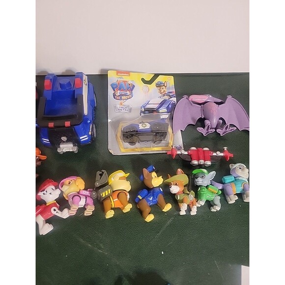 Paw Patrol Mixed Lot Figures Cars Poseable Characters dinosaur etc... - Picture 6 of 16